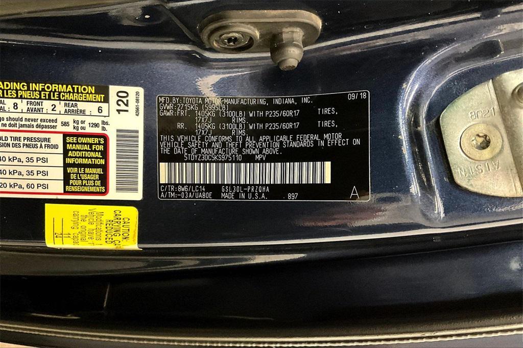 used 2019 Toyota Sienna car, priced at $15,619