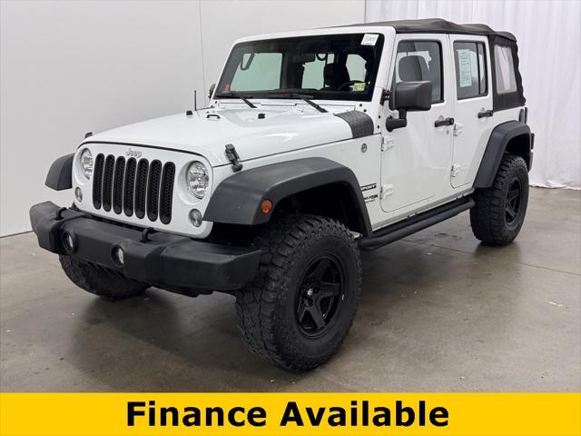 used 2018 Jeep Wrangler JK Unlimited car, priced at $23,599