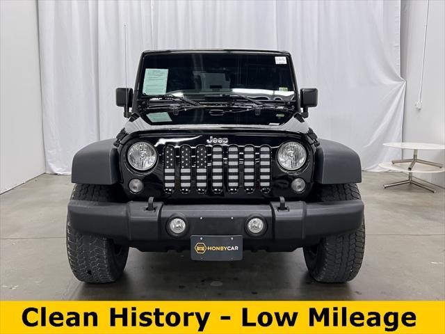 used 2016 Jeep Wrangler car, priced at $17,199