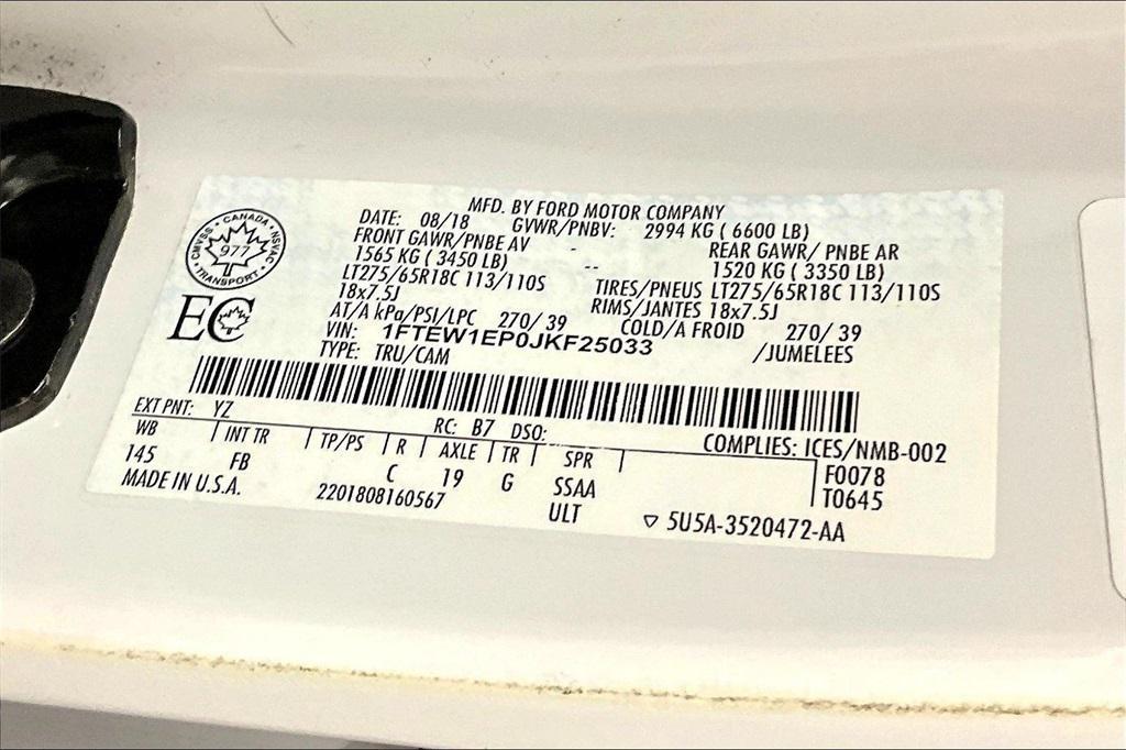 used 2018 Ford F-150 car, priced at $20,899