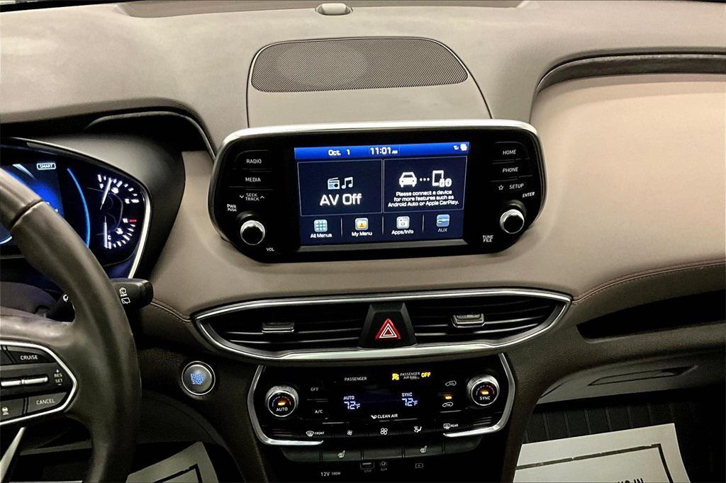used 2019 Hyundai Santa Fe car, priced at $17,499