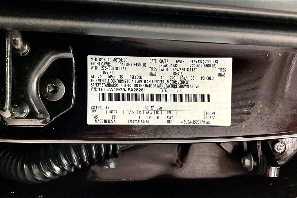 used 2018 Ford F-150 car, priced at $22,899