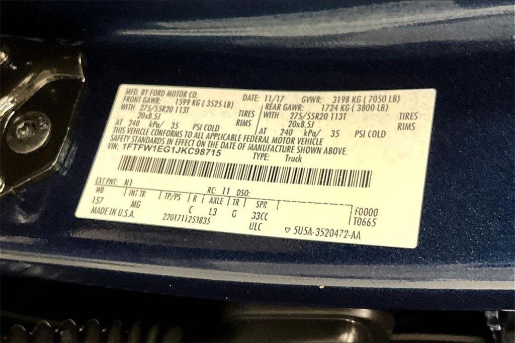 used 2018 Ford F-150 car, priced at $25,699