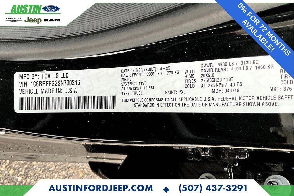 new 2025 Ram 1500 car, priced at $44,480