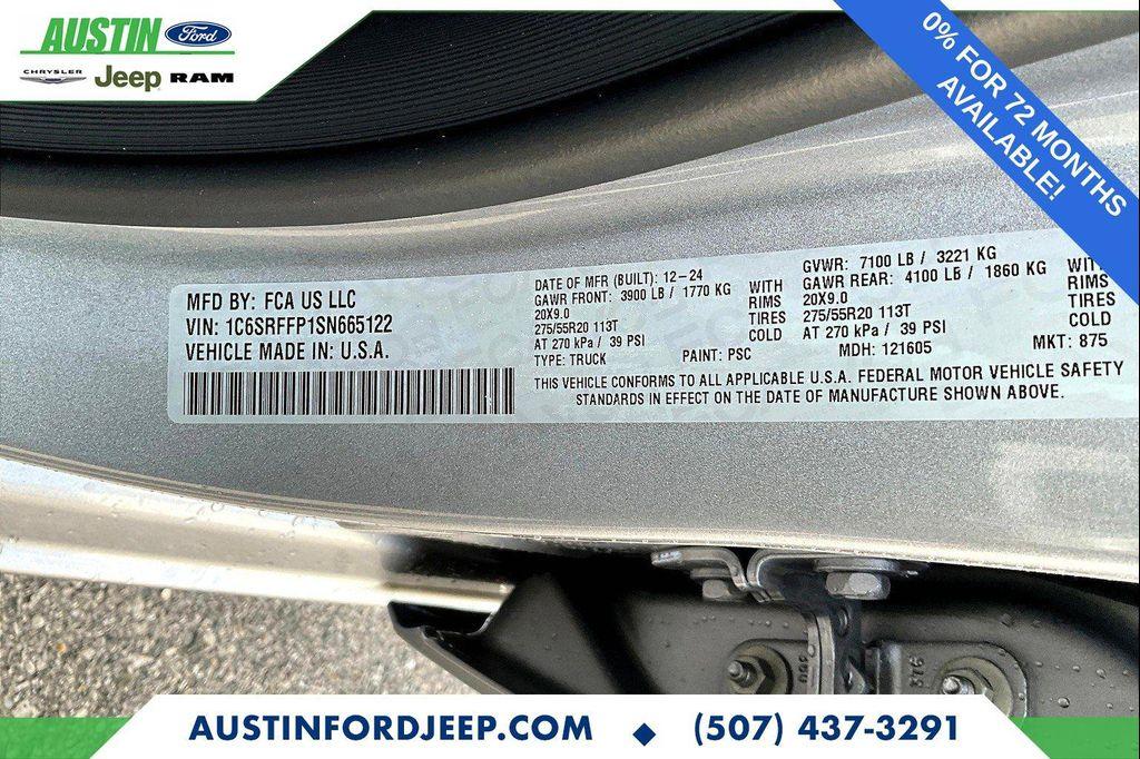 new 2025 Ram 1500 car, priced at $48,990