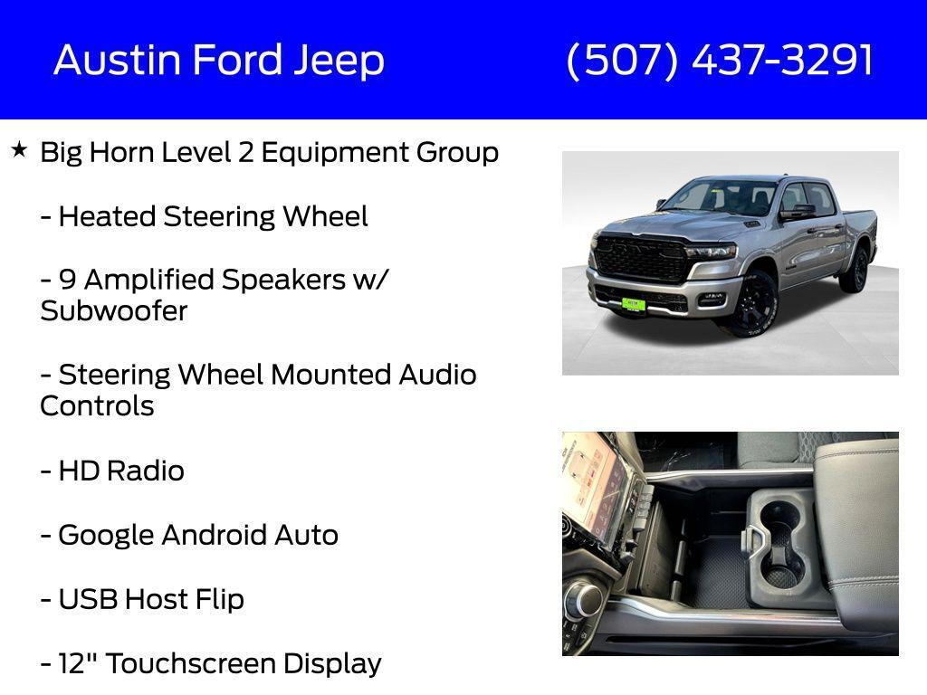 new 2025 Ram 1500 car, priced at $48,980