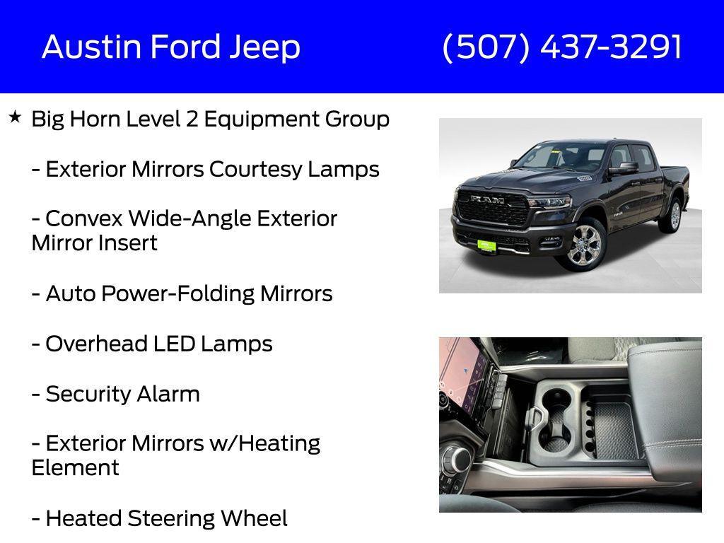 new 2025 Ram 1500 car, priced at $55,990