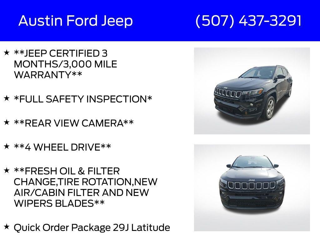 used 2024 Jeep Compass car, priced at $21,980