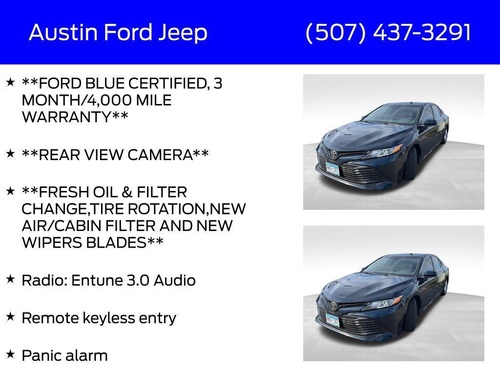 used 2018 Toyota Camry car, priced at $19,490