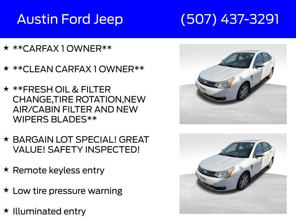 used 2008 Ford Focus car, priced at $4,990