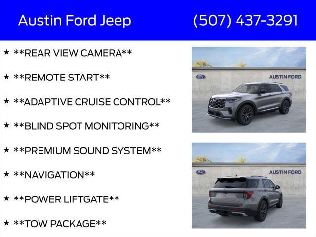 new 2025 Ford Explorer car, priced at $55,990