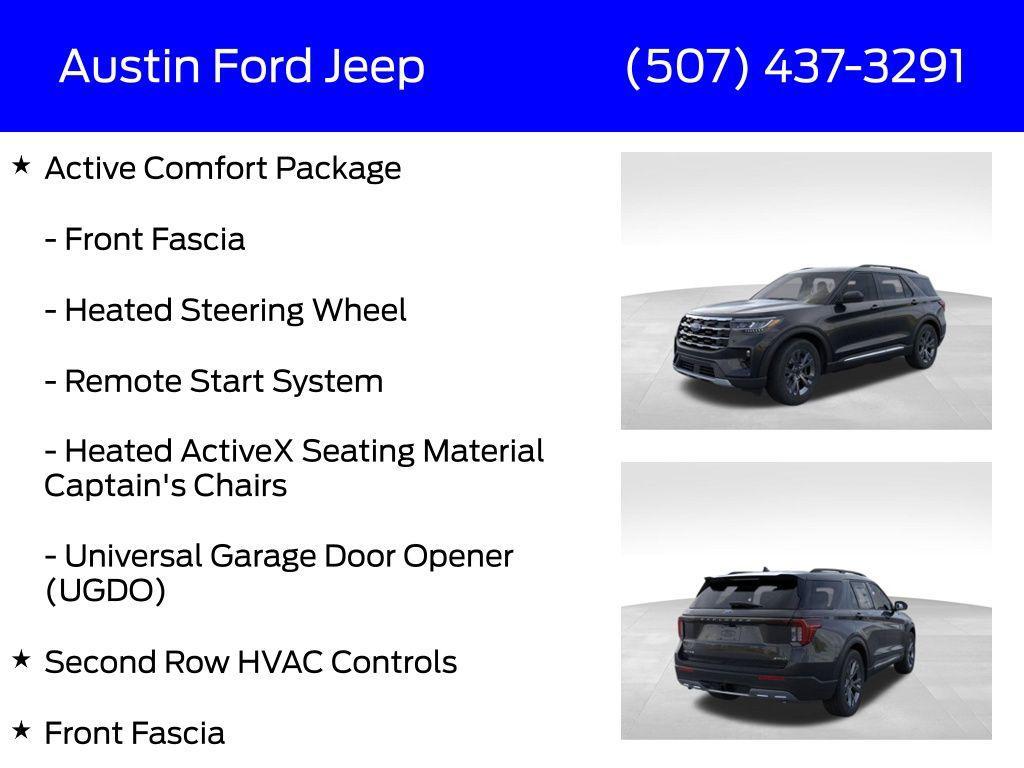 new 2025 Ford Explorer car, priced at $44,012