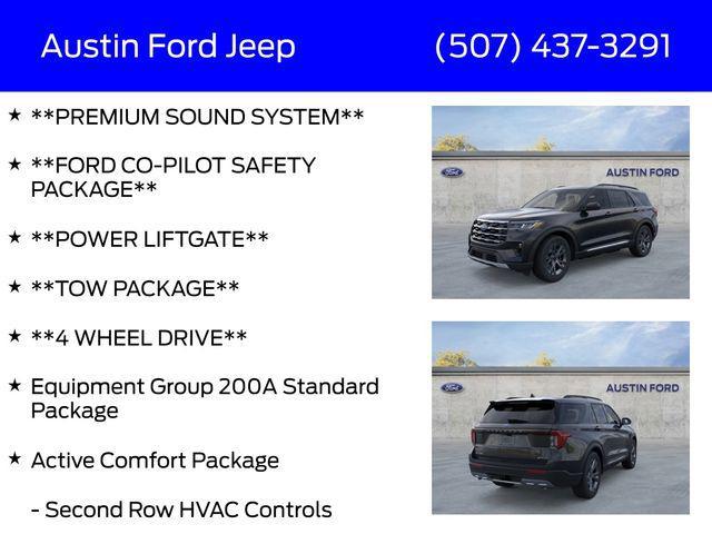 new 2025 Ford Explorer car, priced at $45,282
