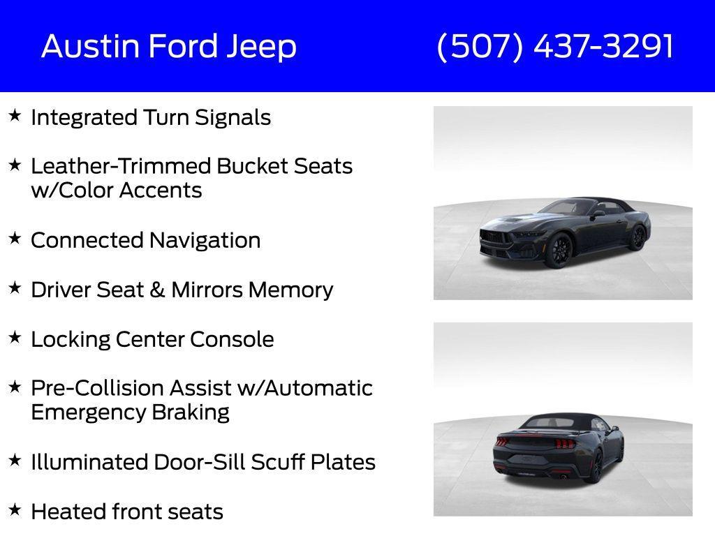 new 2025 Ford Mustang car, priced at $58,895