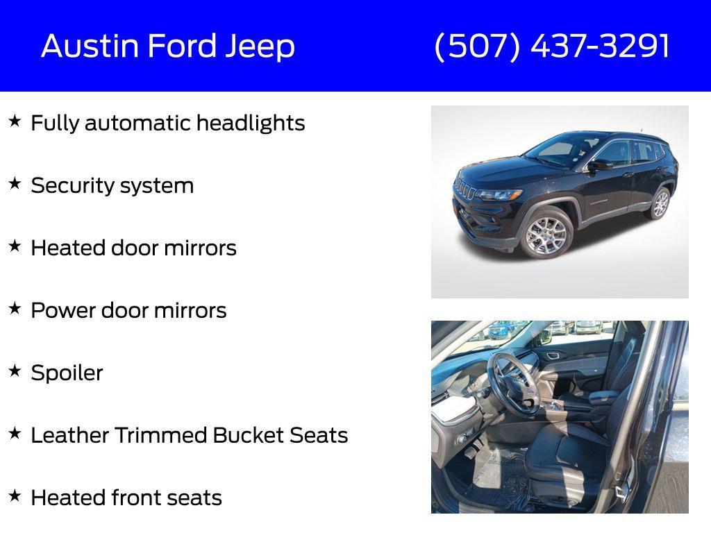 used 2022 Jeep Compass car, priced at $23,750