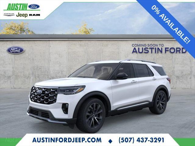 new 2025 Ford Explorer car, priced at $62,880