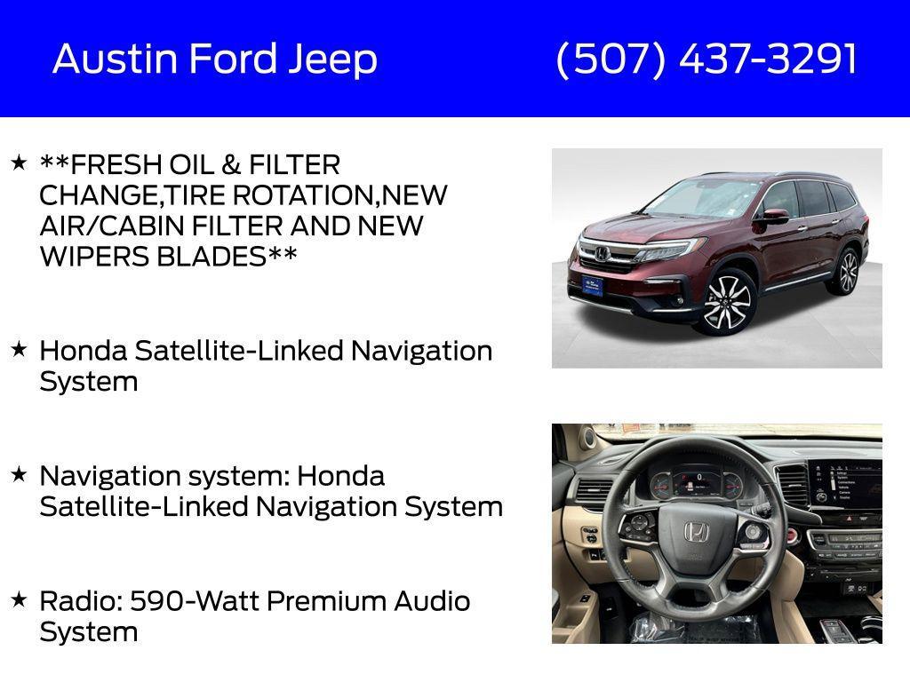 used 2021 Honda Pilot car, priced at $28,980