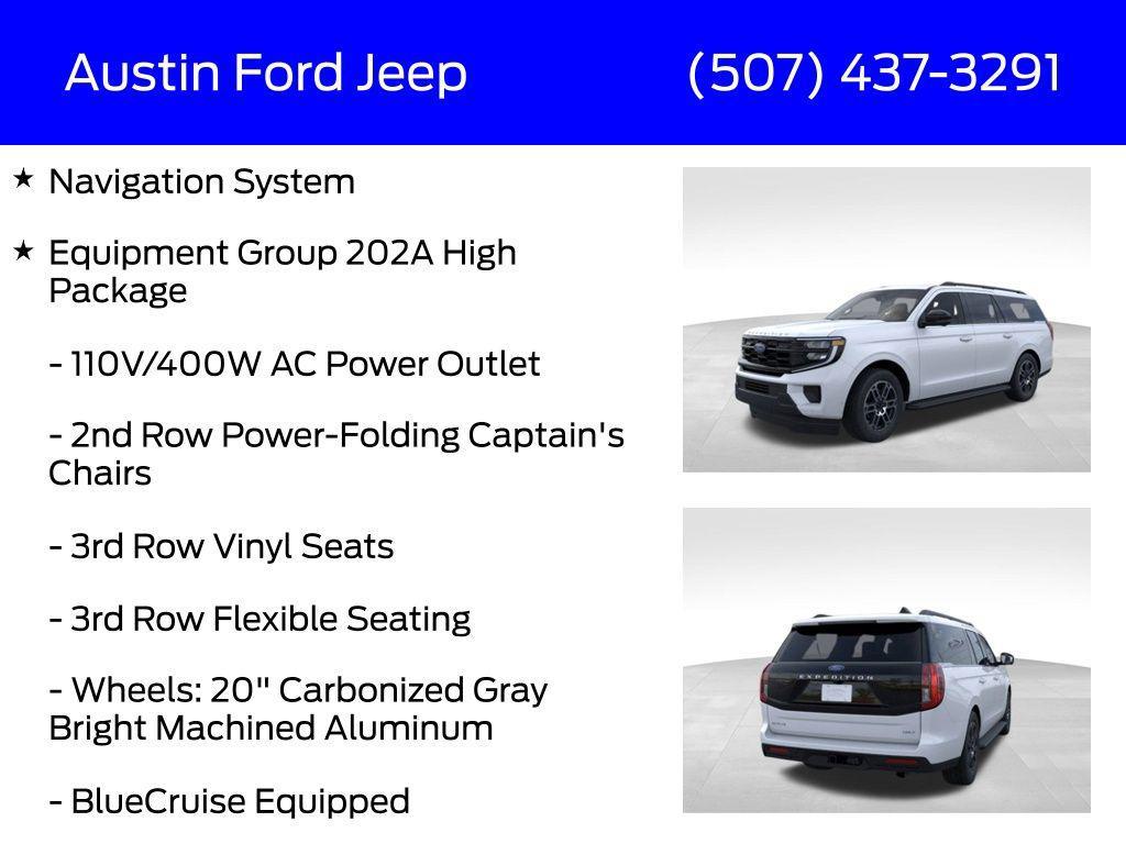 new 2025 Ford Expedition Max car, priced at $71,538
