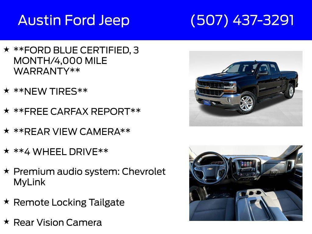 used 2017 Chevrolet Silverado 1500 car, priced at $22,490