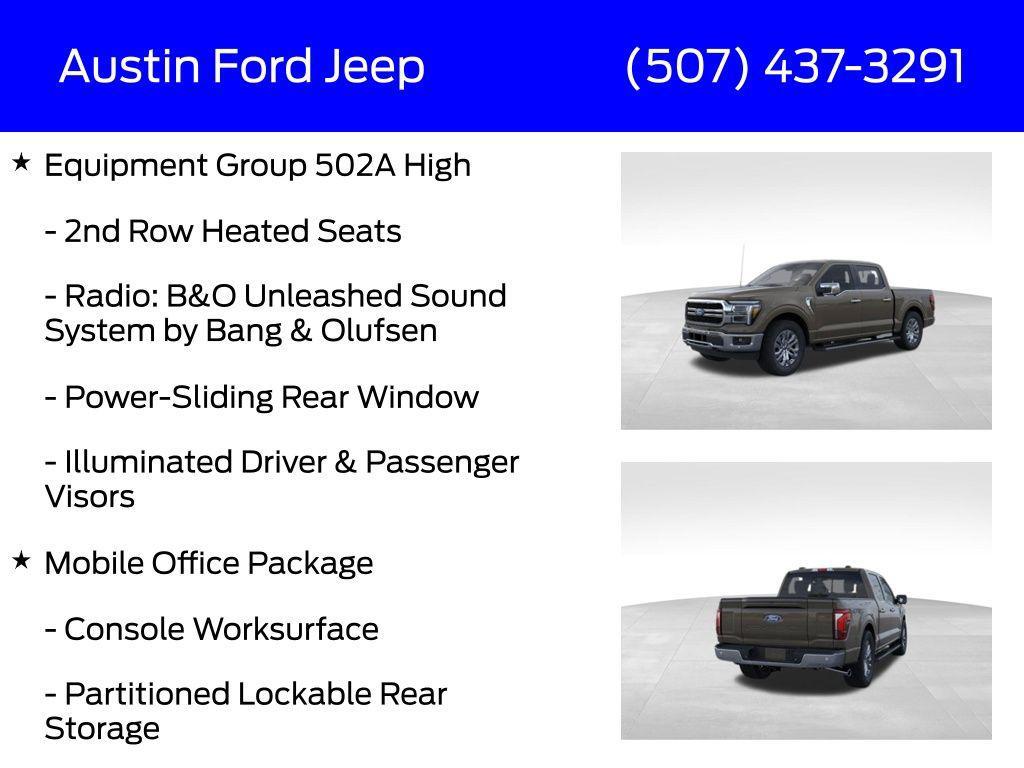 new 2025 Ford F-150 car, priced at $69,667