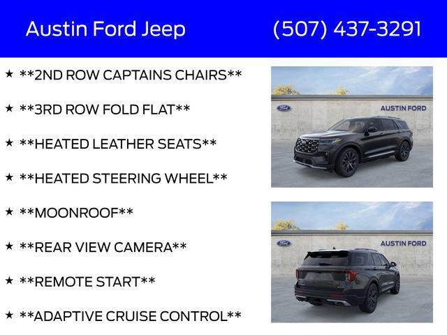 new 2025 Ford Explorer car, priced at $55,844