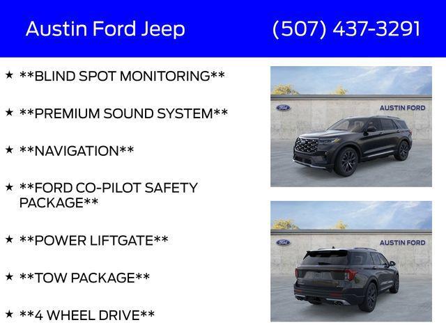 new 2025 Ford Explorer car, priced at $55,844