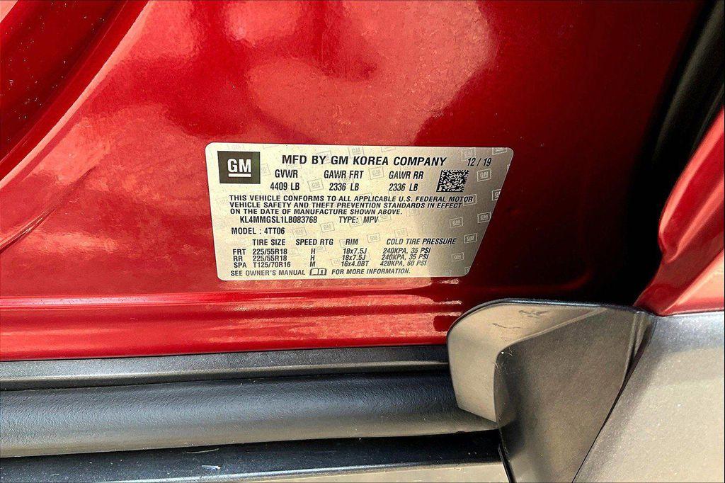 used 2020 Buick Encore GX car, priced at $21,490
