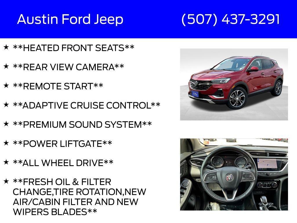 used 2020 Buick Encore GX car, priced at $21,490