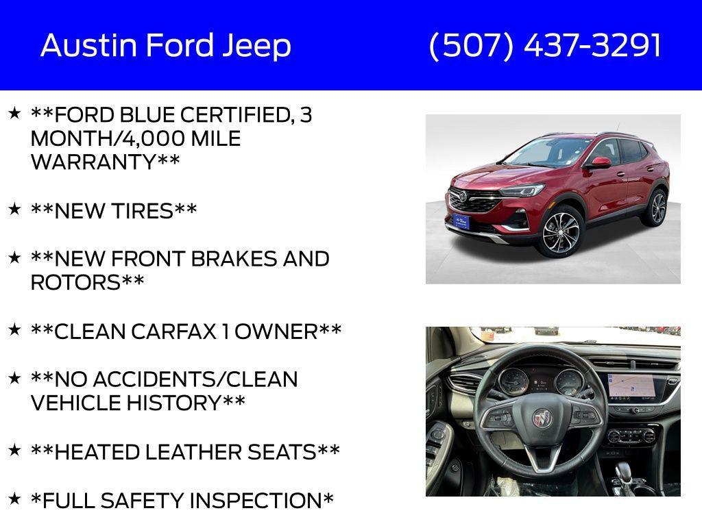 used 2020 Buick Encore GX car, priced at $21,490