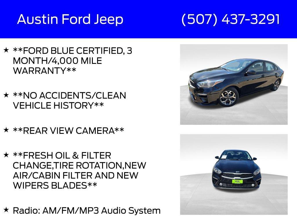 used 2020 Kia Forte car, priced at $15,750
