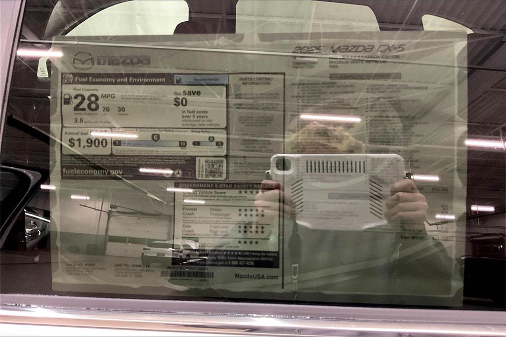 new 2025 Mazda CX-5 car, priced at $34,210