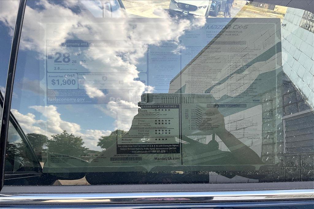 new 2025 Mazda CX-5 car, priced at $36,598