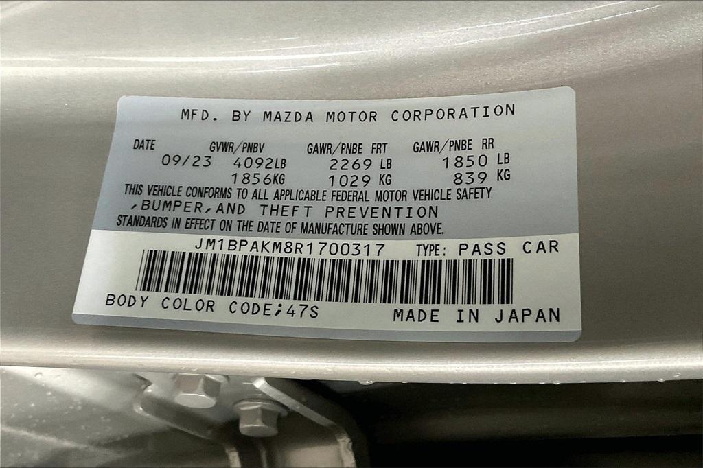 new 2024 Mazda Mazda3 car, priced at $26,313