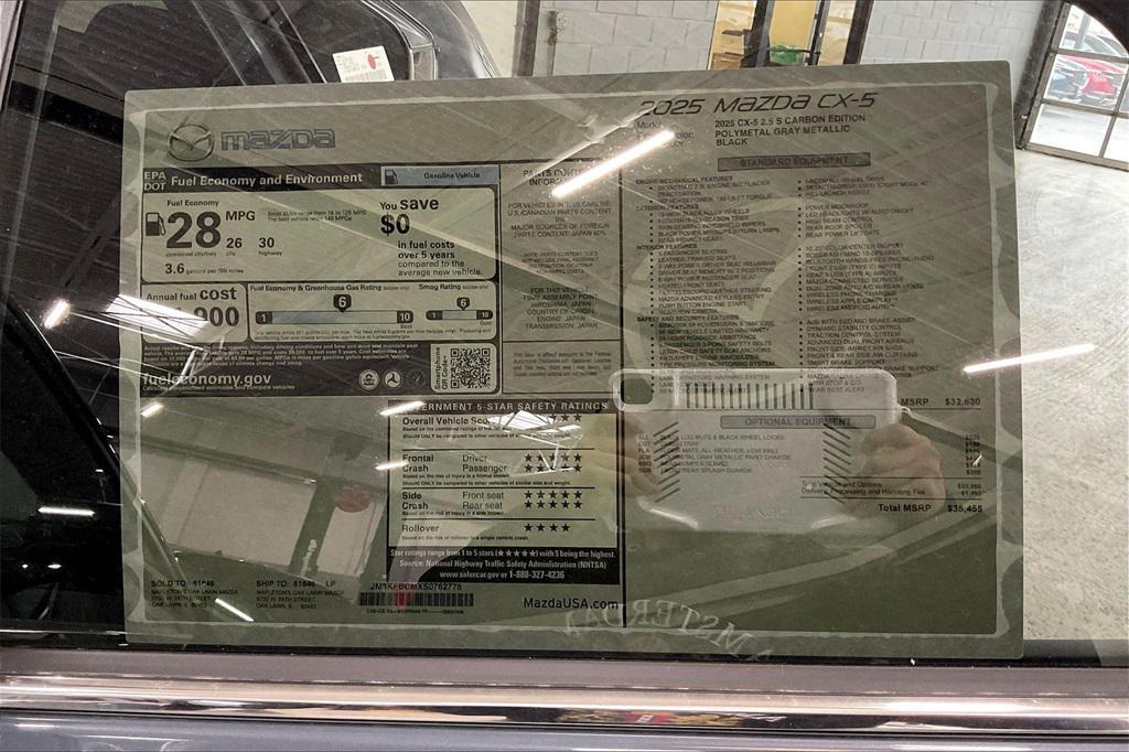 new 2025 Mazda CX-5 car