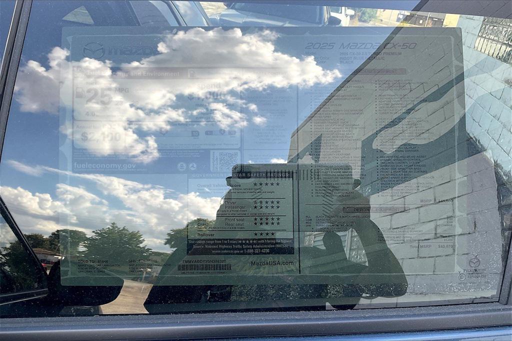 new 2025 Mazda CX-50 car, priced at $41,417