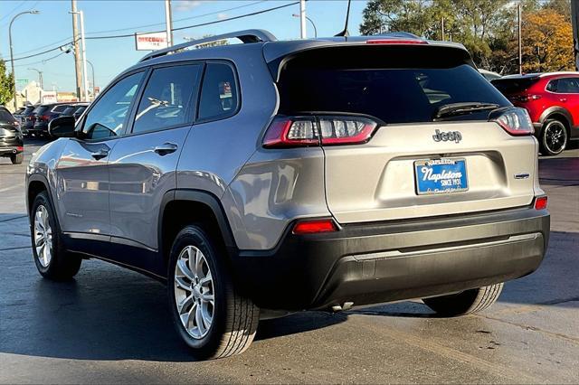 used 2021 Jeep Cherokee car, priced at $18,423