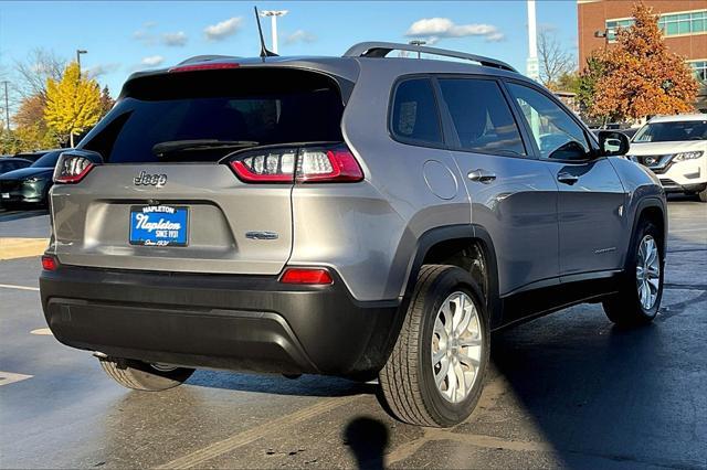 used 2021 Jeep Cherokee car, priced at $18,423