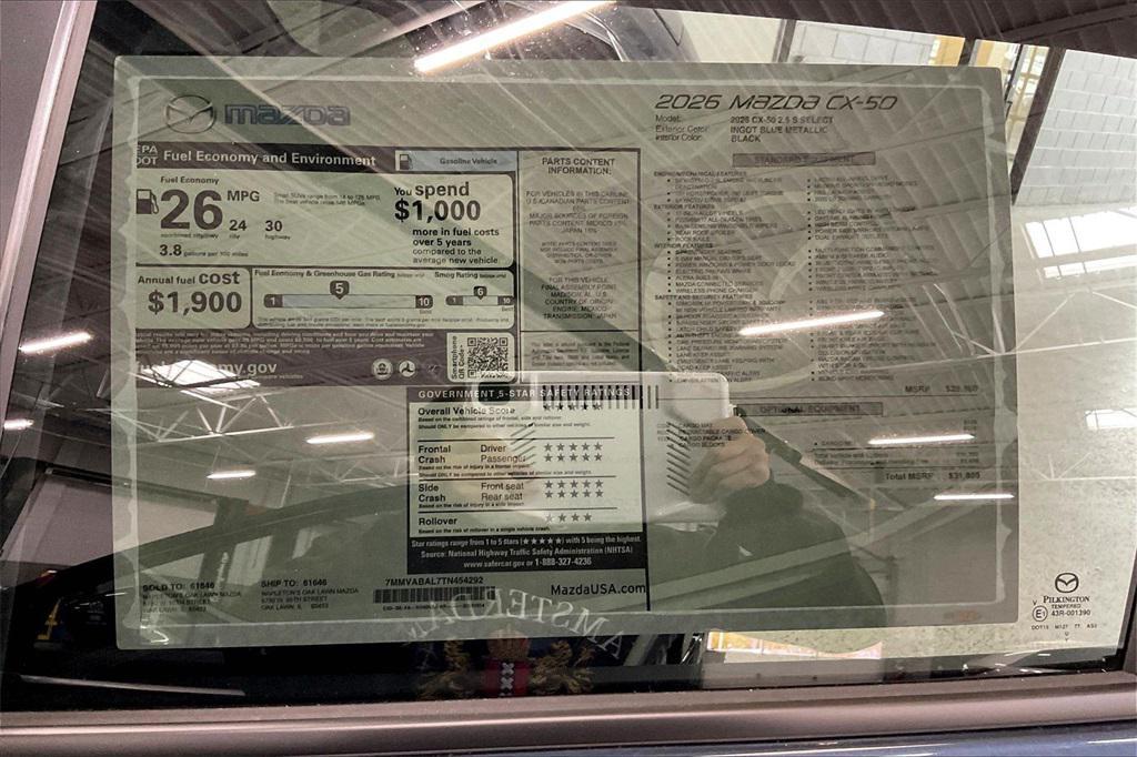 new 2026 Mazda CX-50 car