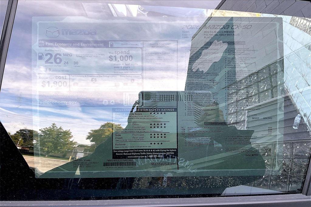 new 2026 Mazda CX-50 car