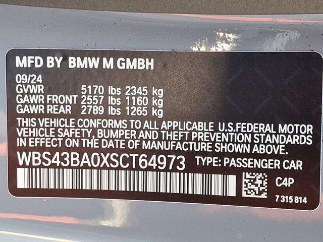 new 2025 BMW M4 car, priced at $107,190