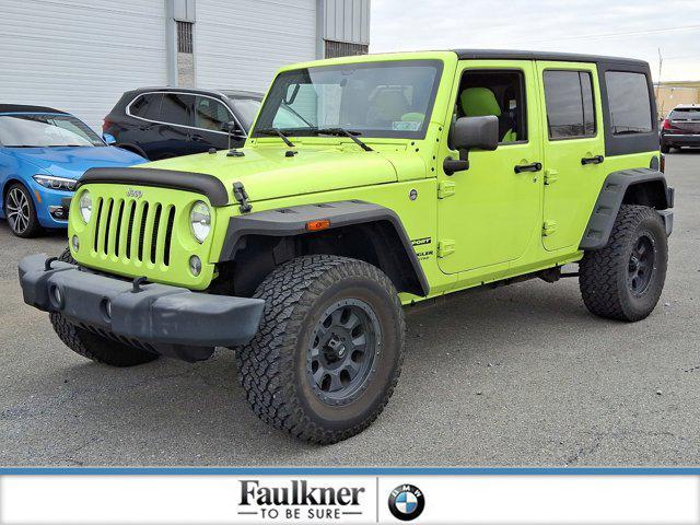 used 2016 Jeep Wrangler Unlimited car, priced at $21,511