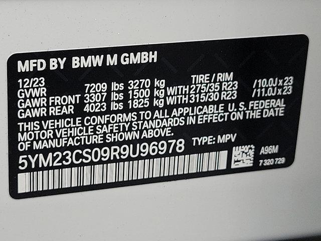 new 2024 BMW XM car, priced at $164,895