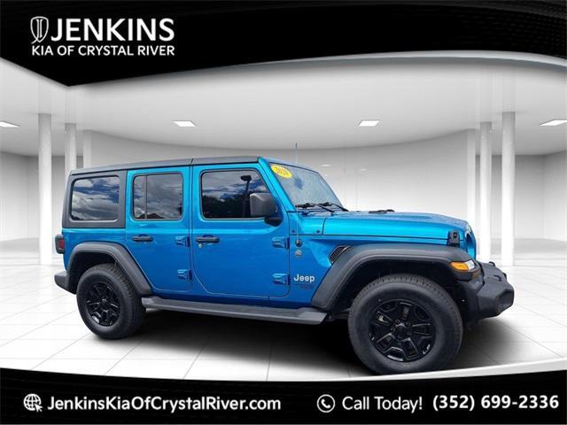 used 2020 Jeep Wrangler Unlimited car, priced at $31,995