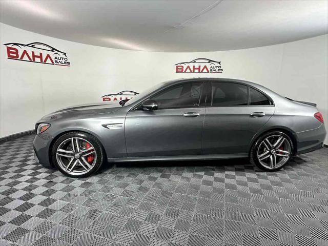 used 2018 Mercedes-Benz AMG E 63 car, priced at $63,995