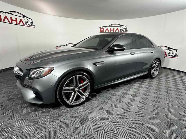 used 2018 Mercedes-Benz AMG E 63 car, priced at $63,995