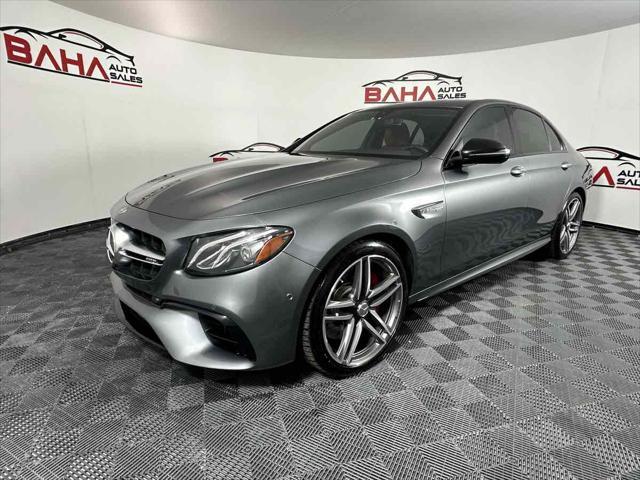 used 2018 Mercedes-Benz AMG E 63 car, priced at $63,995