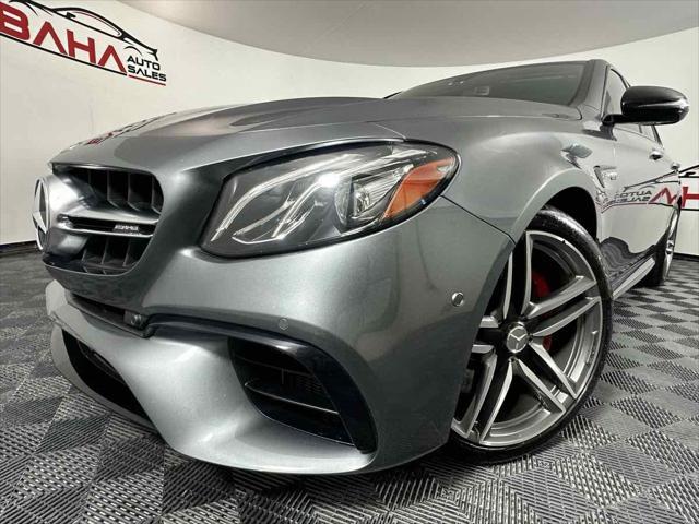 used 2018 Mercedes-Benz AMG E 63 car, priced at $63,995