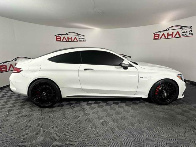 used 2017 Mercedes-Benz AMG C 63 car, priced at $39,495