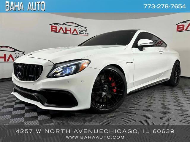 used 2017 Mercedes-Benz AMG C 63 car, priced at $39,495