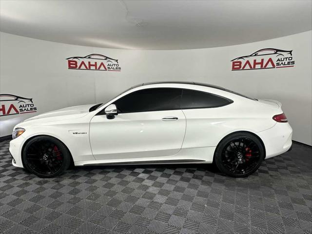 used 2017 Mercedes-Benz AMG C 63 car, priced at $39,495